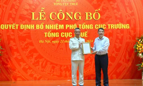 Cục trưởng Cục Thuế Hà Nội làm Phó Tổng Cục trưởng Tổng cục Thuế