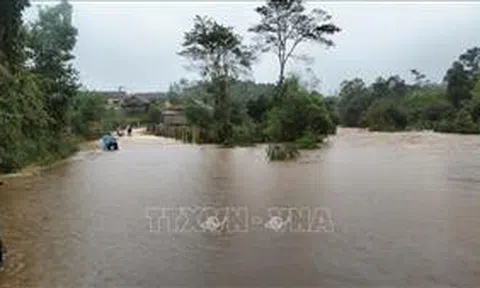 Sạt lở, mưa lũ gây nhiều thiệt hại tại Bình Định