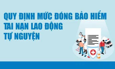 Infographics: Quy định về đóng bảo hiểm tai nạn lao động tự nguyện