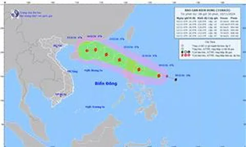 Ứng phó với bão TORAJI gần biển Đông