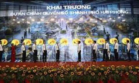 Khai trương Dự án chính quyền số thành phố Hải Phòng