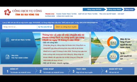 Bà Rịa - Vũng Tàu chính thức vận hành app dịch vụ công