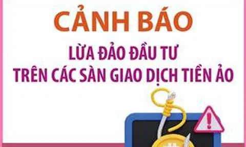 Cảnh báo lừa đảo đầu tư trên các sàn giao dịch tiền ảo