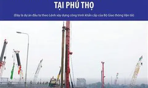 Dự kiến cầu Phong Châu sẽ được khánh thành sau một năm khởi công