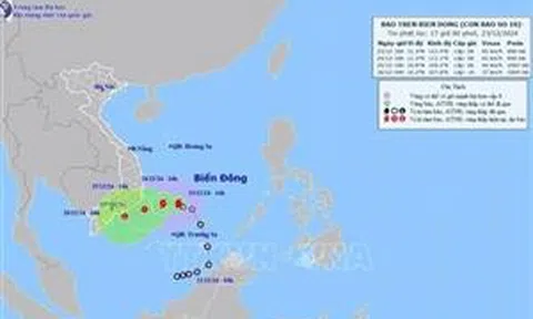 Bão số 10 ít khả năng ảnh hưởng tới đất liền nước ta