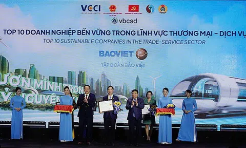 Bảo Việt - Doanh nghiệp Việt 3 năm liên tiếp được công nhận đánh giá xếp hạng doanh nghiệp bền vững