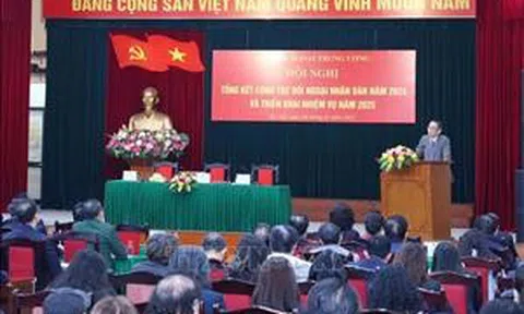 Hội nghị Tổng kết công tác đối ngoại nhân dân năm 2024, triển khai nhiệm vụ năm 2025