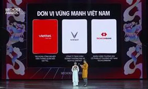 Techcombank được vinh danh 'Đơn vị vững mạnh Việt Nam' tại WeChoice Awards 2024