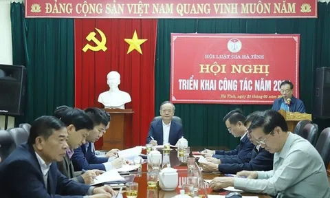 Hội Luật gia Hà Tĩnh triển khai nhiệm vụ công tác năm 2025