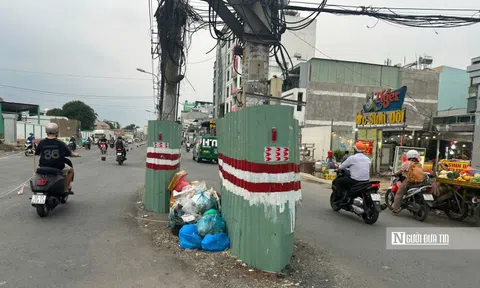 Gần trăm trụ điện cản trở giao thông trên dự án nghìn tỷ, bao giờ mới di dời?