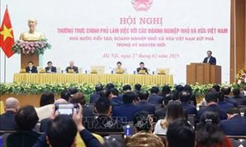 Thủ tướng Phạm Minh Chính chủ trì Hội nghị Thường trực Chính phủ với doanh nghiệp nhỏ và vừa