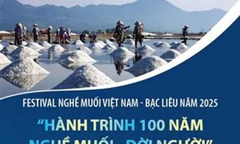 Festival nghề muối Việt Nam - Bạc Liêu: 'Hành trình 100 năm nghề Muối - Đời người'