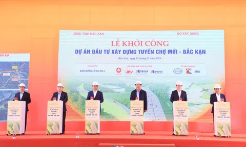 Khởi công dự án cao tốc Chợ Mới - Bắc Kạn 5.750 tỷ đồng