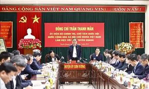 Chủ tịch Quốc hội: Triển khai quyết liệt các nghị quyết, tạo đà đưa Tuyên Quang phát triển bứt phá