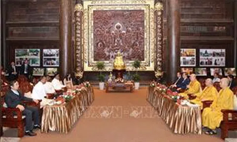 Tổng thống Sri Lanka Anura Kumara Disanayaka thăm chùa Bái Đính