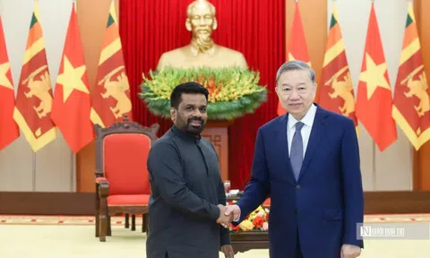 Tổng Bí thư Tô Lâm tiếp Tổng thống Sri Lanka