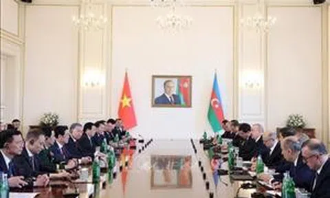 Tổng Bí thư Tô Lâm hội đàm cấp Nhà nước với Tổng thống Azerbaijan