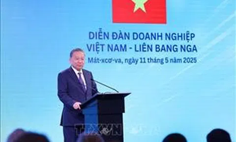 Tổng Bí thư Tô Lâm dự Diễn đàn Doanh nghiệp Việt Nam - LB Nga