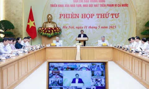 TỔNG THUẬT: Thủ tướng chủ trì phiên họp thứ 4 Ban chỉ đạo Trung ương về xóa nhà tạm, nhà dột nát