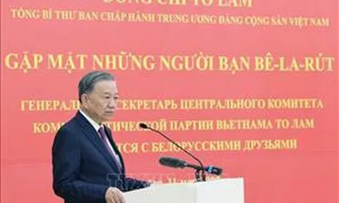 Tổng Bí thư Tô Lâm: Vun đắp tình hữu nghị Việt Nam-Belarus ngày càng bền chặt