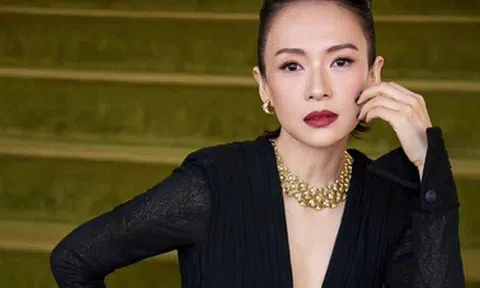 Chương Tử Di diện đầm của Công Trí tại lễ trao giải quốc tế