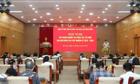 Đảng bộ Hội Luật gia Việt Nam tham gia tập huấn nghiệp vụ công tác tổ chức Đại hội Đảng các cấp