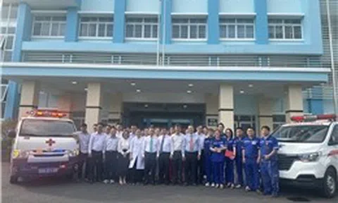 Trung tâm y tế đầu tiên tại TP Hồ Chí Minh có trạm cấp cứu vệ tinh 115