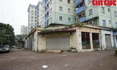 Nhiều ki ốt bị bỏ hoang gây lãng phí và mất mỹ quan