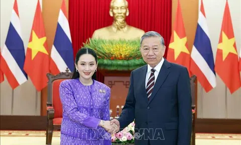 Tổng Bí thư Tô Lâm tiếp Thủ tướng Thái Lan Paetongtarn Shinawatra
