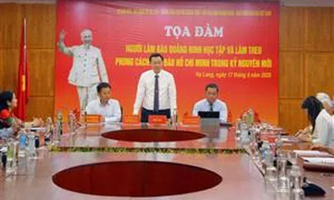 Học tập và làm theo phong cách làm báo Hồ Chí Minh trong kỷ nguyên mới