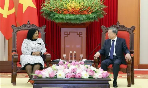 Tổng Bí thư Tô Lâm tiếp Phó Tổng Thư ký thứ nhất Đảng Đại hội Dân tộc Phi