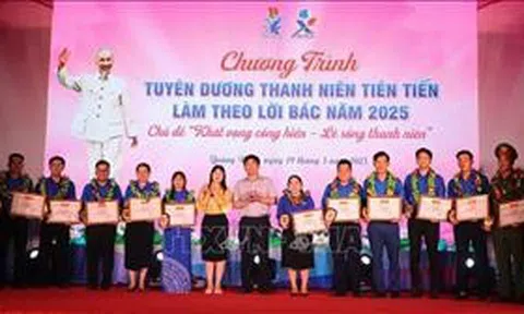 Quảng Ngãi: Tuyên dương Thanh niên tiên tiến làm theo lời Bác