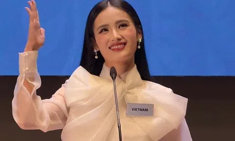 Ý Nhi trượt top 20 phần thi Hùng biện tại Hoa hậu Thế giới 2025