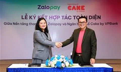 Cake hợp tác toàn diện cùng Zalopay mở rộng điểm chạm tài chính số