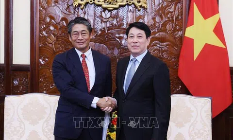 Chủ tịch nước Lương Cường tiếp Đại sứ Nhật Bản