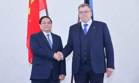Thủ tướng Phạm Minh Chính hội kiến Chủ tịch Quốc hội Estonia