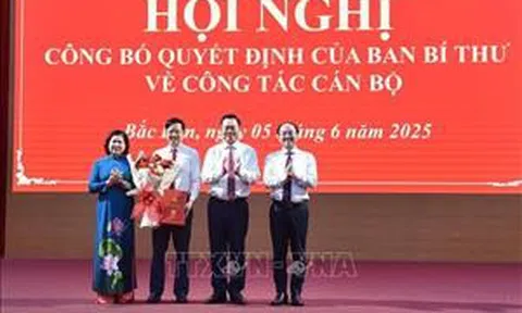 Công bố quyết định chuẩn y Phó Bí thư Tỉnh ủy Bắc Kạn