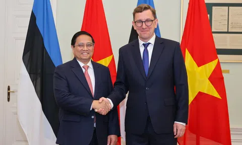 Thủ tướng Phạm Minh Chính hội đàm với Thủ tướng Estonia