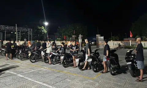 Hơn 100 thanh thiếu niên một xã bị xử phạt vi phạm trật tự an toàn giao thông