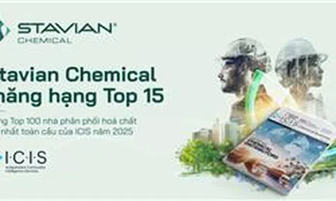 Stavian Hóa chất thăng hạng Top 15 trong 100 nhà phân phối lớn nhất toàn cầu theo ICIS 2025