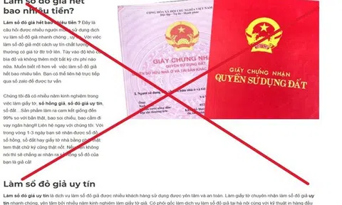 Cảnh báo hoạt động lừa đảo sử dụng tài liệu giả trong giao dịch bất động sản