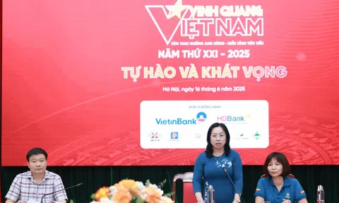 Tôn vinh 19 cá nhân, tập thể tại Chương trình Vinh quang Việt Nam 2025