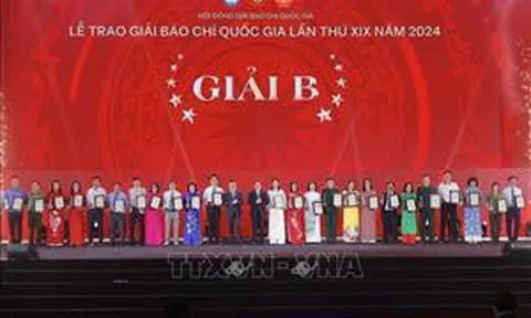 Lễ trao Giải Báo chí Quốc gia lần thứ 19 - năm 2024: Trao giải B cho các tác giả