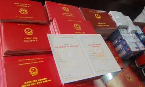 UBND cấp xã quản lý việc sử dụng phôi văn bằng, chứng chỉ