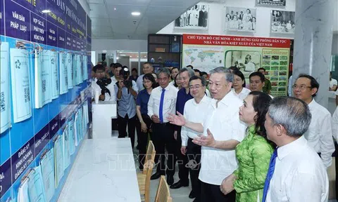 Tổng Bí thư Tô Lâm khảo sát thực tế mô hình tổ chức chính quyền địa phương 2 cấp tại TPHCM