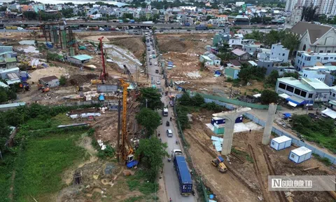 Hàng loạt công trình giao cắt Vành đai 3 bước vào giai đoạn nước rút