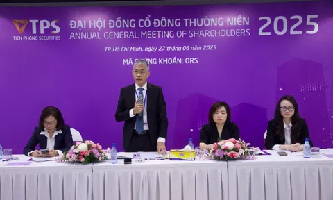 Đại hội đồng cổ đông Chứng khoán Tiên Phong (TPS) năm 2025: Tăng vốn 3.500 tỷ đồng, kiện toàn nhân sự, tập trung kiểm soát rủi ro và ổn định hoạt động