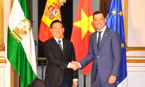 Phó Thủ tướng Hồ Đức Phớc gặp Chủ tịch Vùng Andalucia