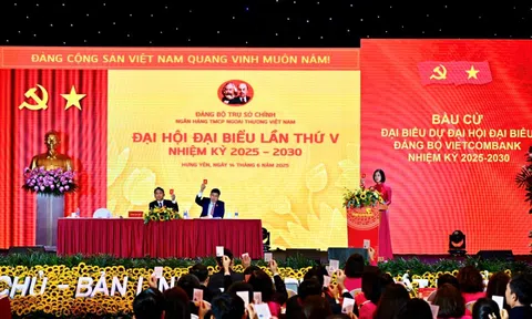 Trụ sở chính Vietcombank tổ chức thành công Đại hội đại biểu Đảng bộ lần thứ V, nhiệm kỳ 2025 - 2030