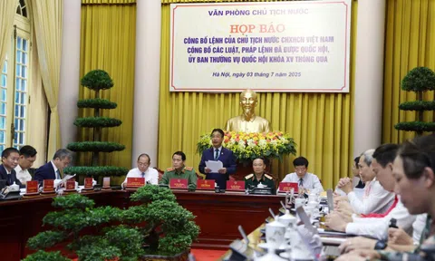 Công bố Lệnh của Chủ tịch nước về 15 luật, 1 pháp lệnh vừa được thông qua